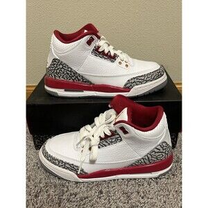 Size 4Y/5.5W- Jordan 3 Retro “Cardinal Red”